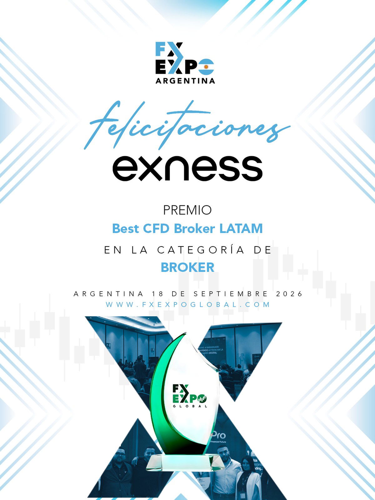 Exness — лучший CFD-брокер LATAM